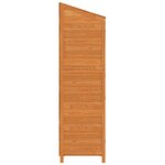 vidaXL Remise de jardin Marron 102x52x174 5 cm Bois de sapin solide