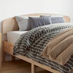 vidaXL Tête de lit 140 cm bois massif de pin