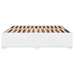 vidaXL Cadre de lit Blanc 180x200 cm Similicuir