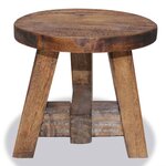 vidaXL Tabouret Bois de récupération massif