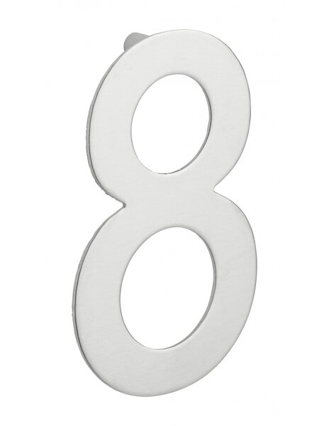 THIRARD - Chiffre 8 à visser inox H.100mm - THIRARD