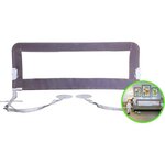 Barrière de lit - lits encastrés et aux lits plats- Mesurant 150 cm de large et 50 cm de haut - Gris