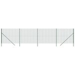vidaXL Clôture en treillis métallique vert 2 2x10 m acier galvanisé