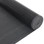 vidaXL Tapis rectangulaire gris 80x500 cm bambou