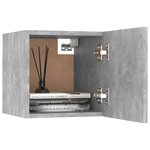 vidaXL Ensemble de meubles TV 6 Pièces Gris béton Bois d'ingénierie