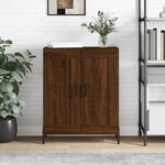 vidaXL Buffet chêne marron 69 5x34x90 cm bois d'ingénierie