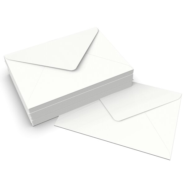 Lot de 250 enveloppe blanche 125x175 mm