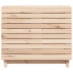 vidaXL Panier à linge 88 5x44x76 cm bois massif de pin
