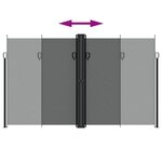 vidaXL Auvent latéral rétractable Anthracite 200x1200 cm
