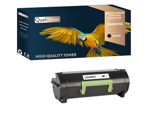 Qualitoner x1 toner x340h11g noir compatible pour lexmark