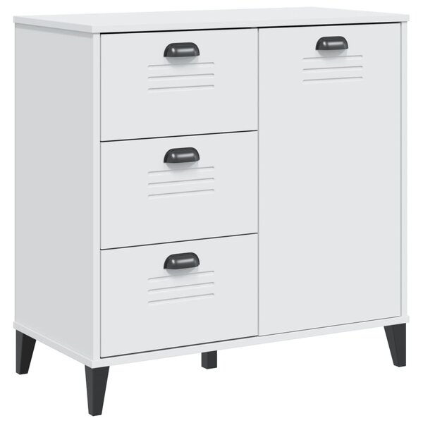 vidaXL Buffet VIKEN blanc 80x40x80 cm bois d'ingénierie