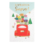 Lot De 5 Carte De Vœux Colorés Noel - Draeger paris