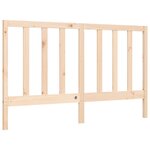 vidaXL Cadre de lit avec tête de lit 160x200 cm bois massif