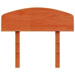 vidaXL Tête de lit cire marron 90 cm bois massif de pin