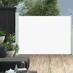 vidaXL Auvent latéral rétractable de patio 100x500 cm Crème