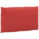 vidaXL Coussins de palette lot de 2 rouge tissu oxford