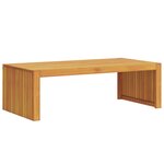 vidaXL Table Basse de Jardin 110x55x35 cm Bois Massif Acacia