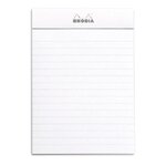 Bloc-Notes Agrafé N°12 White - 8,5x12 cm - Ligné - 80 Feuilles Détachables