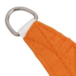 vidaXL Voile de parasol Tissu Oxford carré 2x2 m Orange