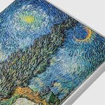 ROAD WITH CYPRESSES AND STAR 1890 By Vincent Van Gogh Colored 2.5 Once Argent & 120g Copper Monnaie 10000 Francs Chad 2024