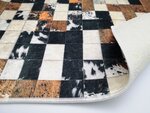 Tapis d'intérieur Patchwork CUBE 50 x 80 cm - Marron
