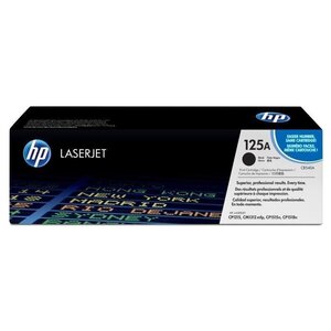 HP 125A toner LaserJet noir authentique (CB540A) pour HP Color LaserJet CM1312/CP1215/CP1217/CP1515/CP1518