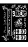 Tapis de cuisine Internationale 60 x 90 cm - Noir