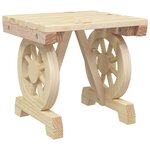 vidaXL Repose-pied de jardin 40x36 5x38 5 cm bois massif sapin