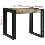 vidaXL Ensemble de 2 Tables Basses en Bois Massif Récupéré
