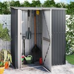 vidaXL Abri de jardin Anthracite 180 5x97x209 5 cm Acier galvanisé