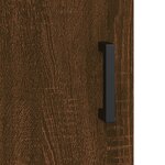 vidaXL Armoire murale chêne marron 69 5x34x90 cm