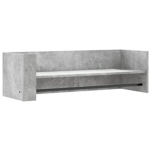 vidaXL Étagère murale gris béton 100x35x30 5 cm bois d'ingénierie