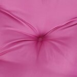 vidaXL Coussin de banc de jardin rose 200x50x7 cm tissu