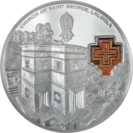 CHURCH OF SAINT GEORGE 8th Wonder of the World 2 Once Argent Monnaie 10 Dollars Cook Islands 2023