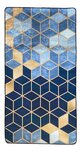 Tapis d'intérieur LUXE 120 x 180 cm - Bleu