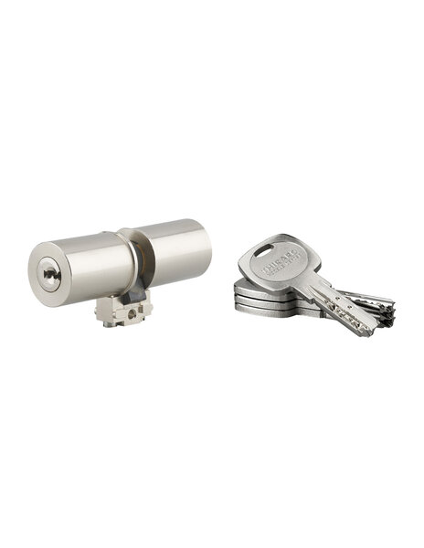 THIRARD - Cylindre adaptateur rond T2 FIC  41x41 mm  diamètre 26mm  4 clés