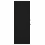 vidaXL Armoire murale noir 34 5x34x90 cm