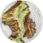 Pièce de monnaie en Argent 100 Francs g 1000 (1 Kg) Millésime 2024 100 Years Swiss Franc RHINE VALLEY
