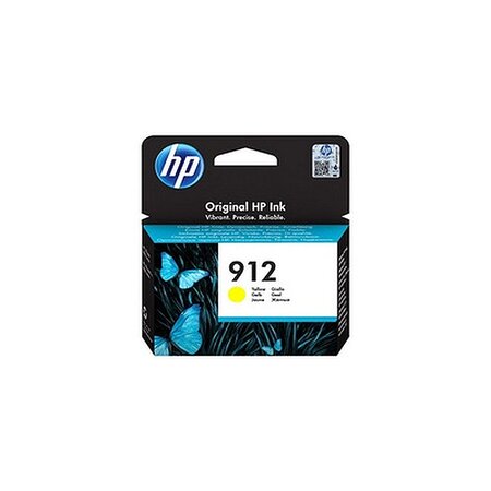 Hp 912 cartouche d'encre jaune hp 3yl79ae