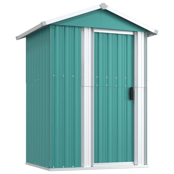 vidaXL Abri de jardin Vert 126x97 5x177 cm Acier galvanisé