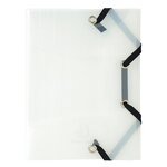 Chemise À Élastique 3 Rabats Polypro Crystal Colour - Format Pocket 12x16cm - Couleurs Assorties - X 25 - Exacompta