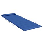 vidaXL Coussin de chaise longue bleu royal 180x60x4 cm tissu oxford
