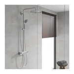 GROHE Colonne de douche robinet thermostatique Vitalio Joy 260  50  d'économie d'eau et d'énergie  douchette 3 jets  264