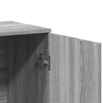 vidaXL Buffets 2 Pièces sonoma gris 79x38x80 cm bois d'ingénierie