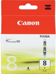 Cartouche d'encre canon cli-8y (jaune)