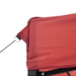 vidaXL Tente de réception pliable escamotable avec 4 parois latérales