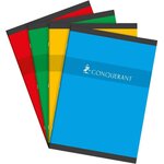 Cahier A4 96 Pages70g Petits Carreaux Agrafées Coloris aléatoires CONQUÉRANT