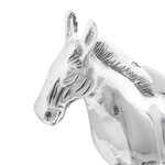 Serre-livres vidaXL 2 Pièces Argent 11x14x25 cm Aluminium Cheval