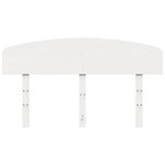 vidaXL Tête de lit blanc 150 cm bois massif de pin
