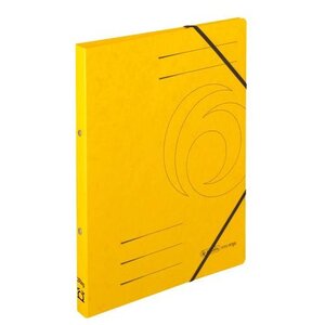classeur à anneaux easyorga A4 Colorspan-carton jaune HERLITZ